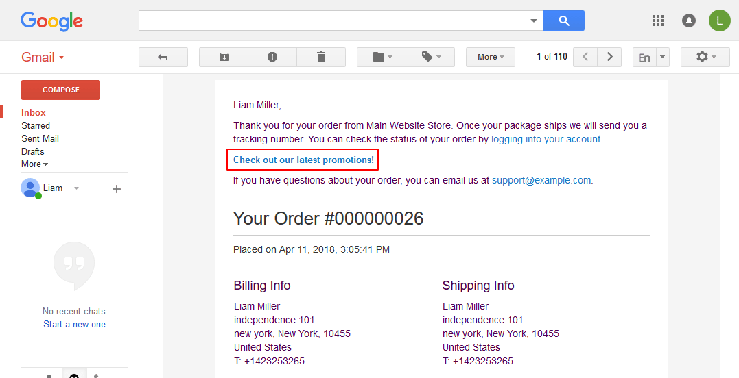 Visible Links in Email