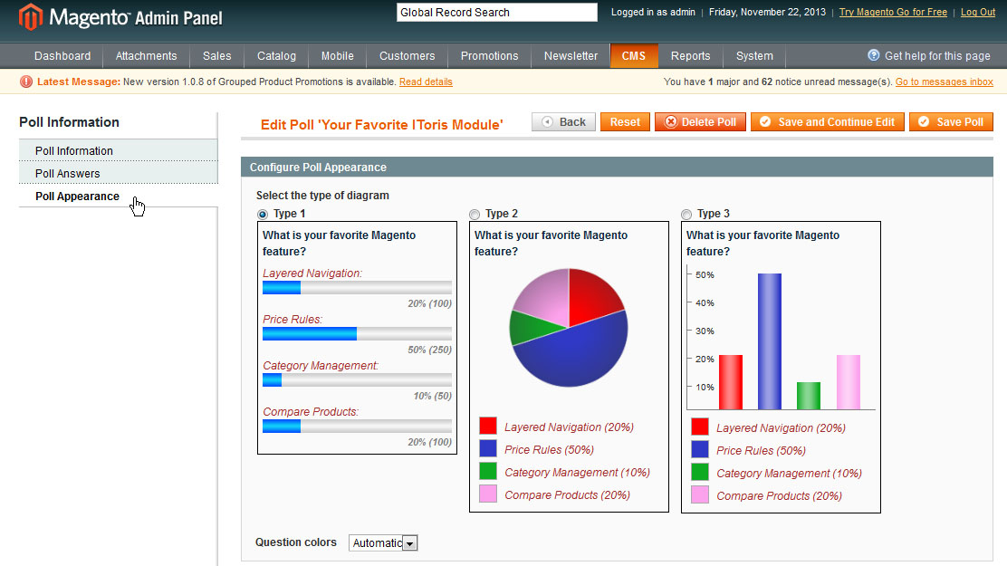 IToris magento product and price visibility rules